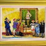 " L'opera D'arte " olio su tavola