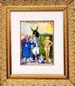 Genio e Supervisore olio su tavola