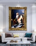 San Paolo Eremita contaminato olio su tela Antonio Sciacca - immagine 3