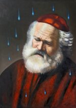 Rabbino contaminato olio su tela di Antonio Sciacca - immagine 10