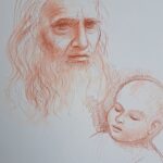 Sanguigna su cartoncino