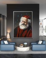 Rabbino contaminato olio su tela di Antonio Sciacca - immagine 6