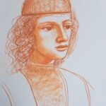 Sanguigna su cartoncino