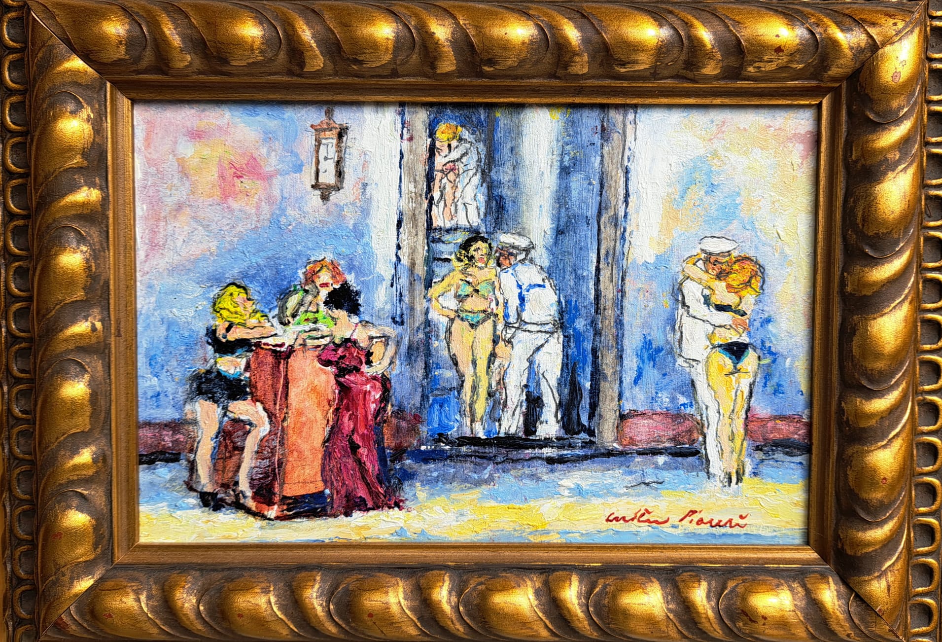 3e0ad64b-5c03-4762-93f9-d745749d5ffd "CASA CHIUSA" OLIO SU TAVOLA 02310 - immagine 1