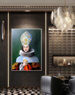 Papessa profumata chanel olio su tela di Antonio Sciacca