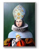 Papessa profumata chanel olio su tela di Antonio Sciacca - immagine 4