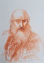 Sanguigna su cartoncino