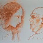 Sanguigna su cartoncino