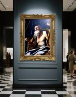 San Paolo Eremita contaminato olio su tela Antonio Sciacca