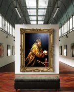 Sacro e Profano Metropolista olio su tela di Antonio Sciacca