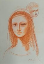 Sanguigna su cartoncino