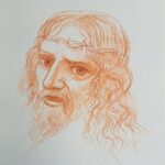 Sanguigna su cartoncino