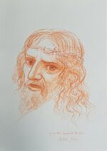 Sanguigna su cartoncino