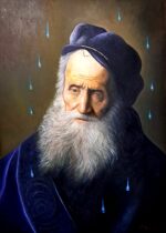 Vecchio di Lievens contaminato olio su tela di Antonio Sciacca - immagine 9