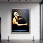 Contaminazione di Sant'Ambrogio olio su tela di Antonio Sciacca - immagine 15