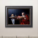 Caravaggio In Fumo Opera Metropolista olio su tela di Antonio Sciacca