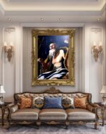 San Paolo Eremita contaminato olio su tela Antonio Sciacca - immagine 15