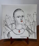 Piatto in Ceramica di Deruta Madonna Lignea quadrato 46 cm - immagine 3