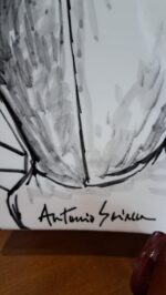 Piatto in Ceramica di Deruta Madonna Lignea quadrato 46 cm - immagine 6