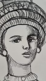 Piatto in Ceramica di Deruta Il Moro quadrato 46 cm - immagine 6