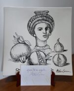 Piatto in Ceramica di Deruta Il Moro quadrato 46 cm - immagine 9